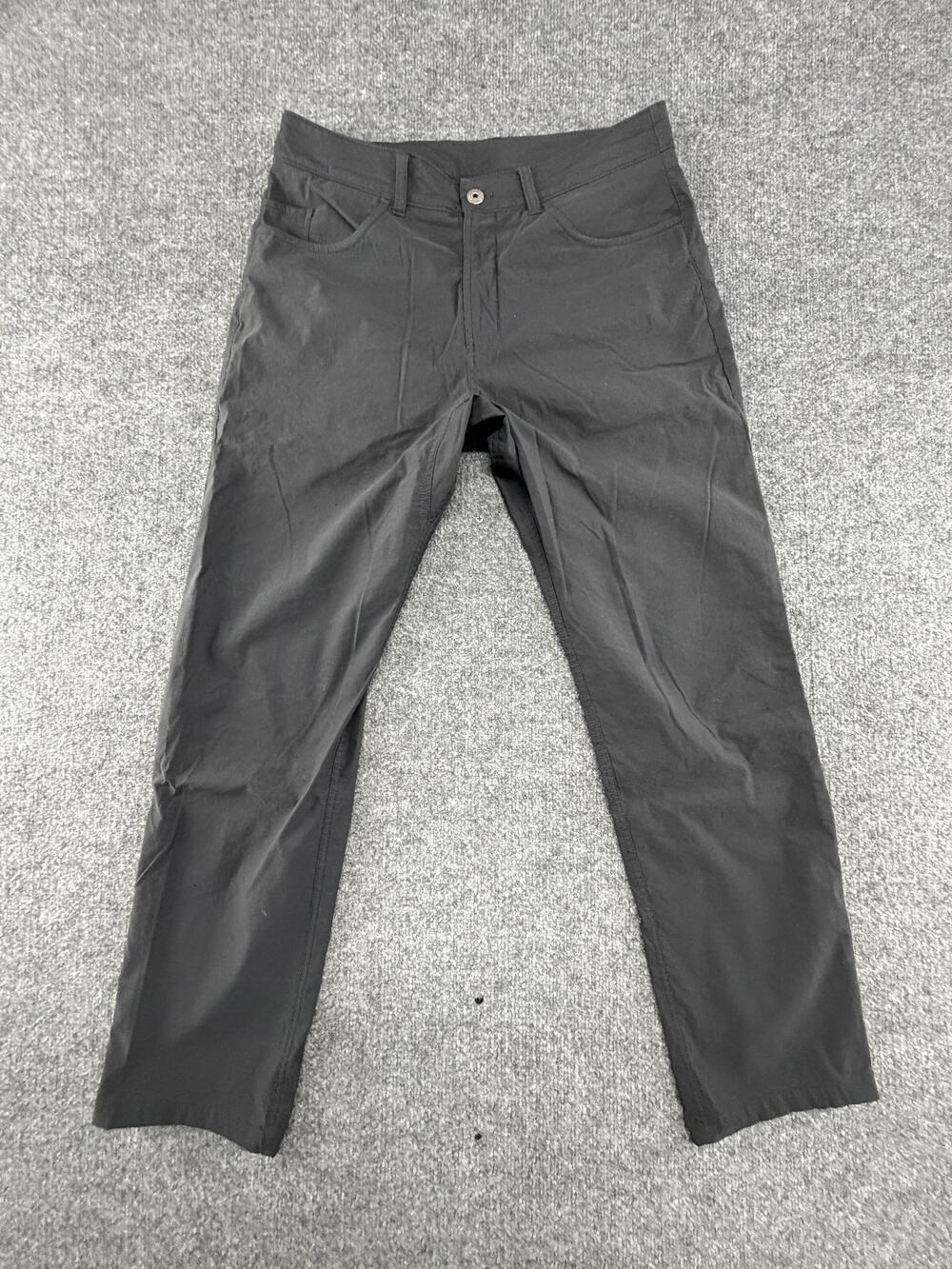 The North Face Pants Mens 32 Black Nylon Hiking Stretch Zip Pocket UPF Trail